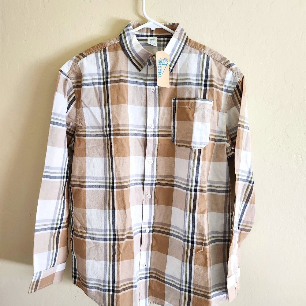 Thereabouts Little & Big Boys Long Sleeve Button-Down Shirt #Backtoschool